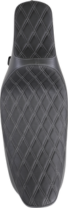 Extended Reach Predator III Seat - Double Diamond - Black w/ Silver Stitching - FL '99-'07 - view 2