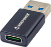 Male USB to Female USB-C Adapter - Power - Compact - Black - view 4