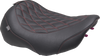 Wide Tripper™ Seat - Solo - Dark Cherry Stitching - FLT/FLH '23-'25 - view 2