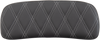 Chopped Tour-Pak Pad - Solar Leather - Silver Double Diamond - 1-3/4" Thick - view 2