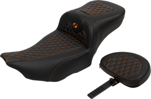 SEAT ROADSOFA EXT RCH W/BR ORANGE STITCH