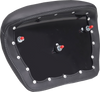 Deluxe Chopped Tour-Pak® Sissy Bar Pad - Black w/ Gunmetal Stitch - Touring - view 1