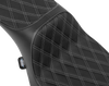 Extended Reach Predator III Seat - Double Diamond - Silver Stitching - Vinyl - FLH/FLT '23-'24 - view 4