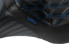 Tailwhip Seat - Blue Double Diamond Stitch - FLH/FLT -'23-'25 - view 3