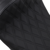 Forward Low Solo Seat - Diamond - Black Stitching - FL '08-'23 - view 3
