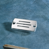 Master Cylinder Cover with Milled Lines - Chrome - view 2