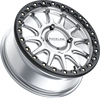 Wheel - Alpha - Front/Rear - Hyper Silver/with Black Ring - 17x7 - 5/4.5 - +25 mm - view 2