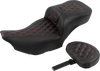SEAT ROADSOFA LS CF EXT RCH W/BR RED STITCH - view 2