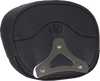 Deluxe Sissy Bar Pad - Diamond - Mandarin Orange Stitch - FLT/FLH '23-'25 - view 2