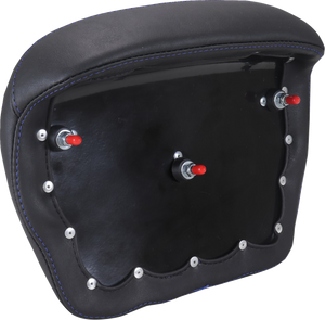 Chopped Tour-Pak® Pad - Sky Blue Stitching - FLH/FLT '23-'25