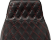 Tailwhip Seat - Red Double Diamond Stitch - FLH/FLT '23-'25 - view 2