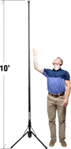 Light - LED - 2600 Lumens - Telescoping - Wireless Remote Control - view 2