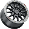 Wheel - Alpha - Front/Rear - Black/with Gunmetal Ring - 17x7 - 4/137 - +25 mm - view 2