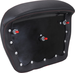 Chopped Tour-Pak® Pad - Dark Cherry Stitching - FLH/FLT '23-'25
