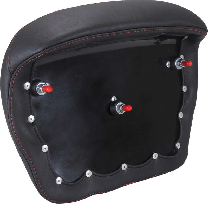 Chopped Tour-Pak® Pad - Dark Cherry Stitching - FLH/FLT '23-'25