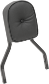 Sissy Bar Pad - Short - Pillow - Black Piping - 2" Thick - view 1