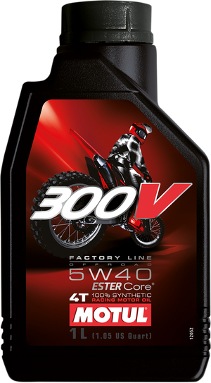 300V Offroad Synthetic Oil - 5W-40 - 1L