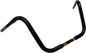 1-1/4" Buffalo Touring Handlebar - 12" - TBW - Flat Black
