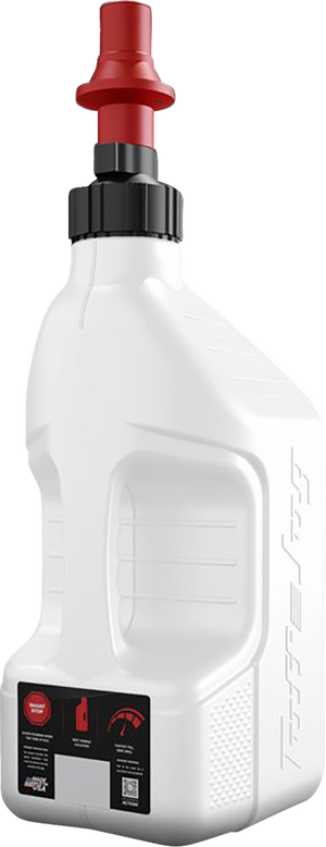 Tuff Jug - Container - with View Strip/Ripper Cap - White - 2.7 US gal