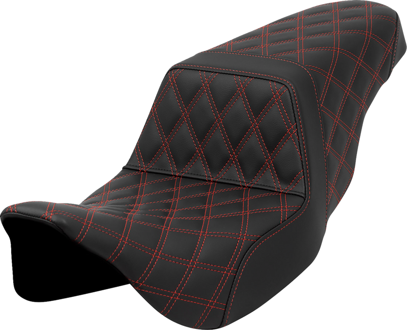 SEAT STEP UP LS RED STITCH