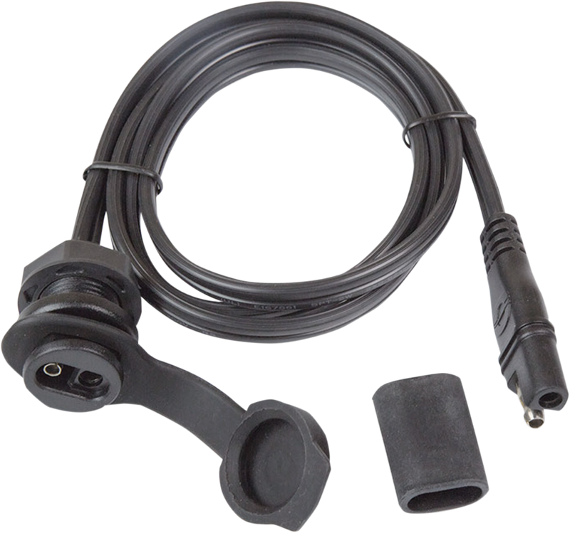 Weatherproof SAE Thin Panel Mount Socket O-40 - Long