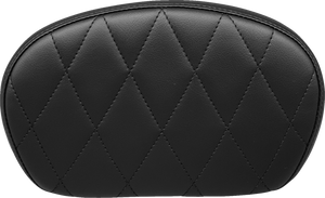 Sissy Bar Pad - Medium - Diamond - Dull Black