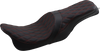 Forward Positioned Predator 2-Up Seat - Double Diamond - Red Stitched - FL '08-'23 - view 1