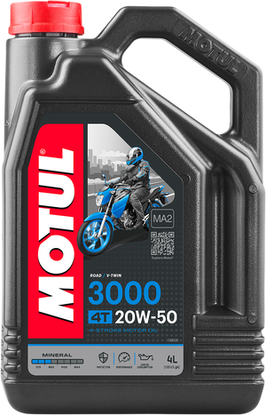 3000 Mineral 4T Engine Oil - 20W-50 - 1 US gallon