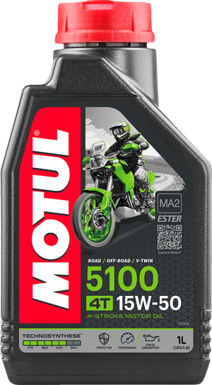 5100 4T Synthetic Blend Oil - 15W-50 - 1L