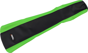 Seat Cover - Black/Green - Kawasaki
