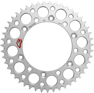 Rear Sprocket - Aluminum - 47 Tooth - Silver - Honda/Yamaha