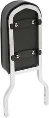 Sissy Bar Pad - Tall - Pillow - Black Piping - 2" Thick - view 2