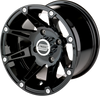 Wheel - 387X - Front - Black - 12x7 - 4/156 - 4+3 - view 1