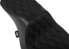 Predator 2-Up Seat - Vinyl - Double Diamond Black Stitch - w/o Backrest - FLTR/FLHX '23-'24 - view 4