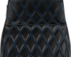 Tailwhip Seat - Blue Double Diamond Stitch - FLH/FLT -'23-'25 - view 2