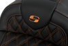 SEAT ROADSOFA LS W/BR ORANGE STITCH - view 2