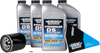 Full Synthetic Oil Change Kit - 20W50 - Twin Cam - Black Filter - view 2