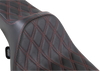 Extended Reach Predator III Seat - Double Diamond - Black w/ Red Stitching - FL '99-'07 - view 3