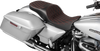 Extended Reach Freedom Seat - Vinyl - Double Diamond - Red Stitch - FLT/FLH '09-'25 - view 2