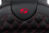 SEAT ROADSOFA LS W/BR RED STITCH - view 3