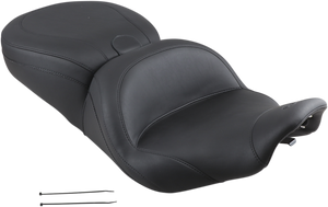 Lowdown Seat - with Driver Backrest - Plain - FLHR/FLHX '97-'07