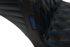 Tailwhip Daddy Long Legs Seat - Blue Double Diamond Stitch - FLH/FLT '23-'25 - view 2
