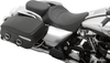 Solo Seat - Mild Stitched - Driver Backrest Compatible - FLH '97-'07 - view 2