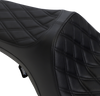 Predator III Seat - Double Diamond - Black Stitched - FLHR/FLHX '99-'07 - view 4