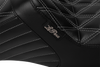Tailwhip Seat - Bright Gray Double Diamond Stitch - FLH/FLT '23-'25 - view 3