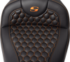 SEAT ROADSOFA HC W/BR ORANGE STITCH - view 3
