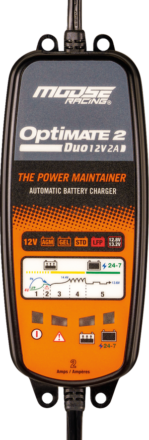 Battery Charger/Maintainer - Optimate 2 Duo