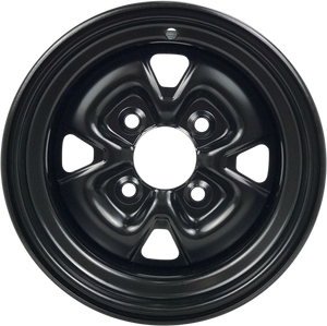 Steel Wheel - Front/Rear - Black - 12x7 - 4/110 - 5+2