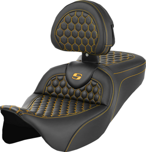 SEAT ROADSOFA HC W/BR GOLD STITCH