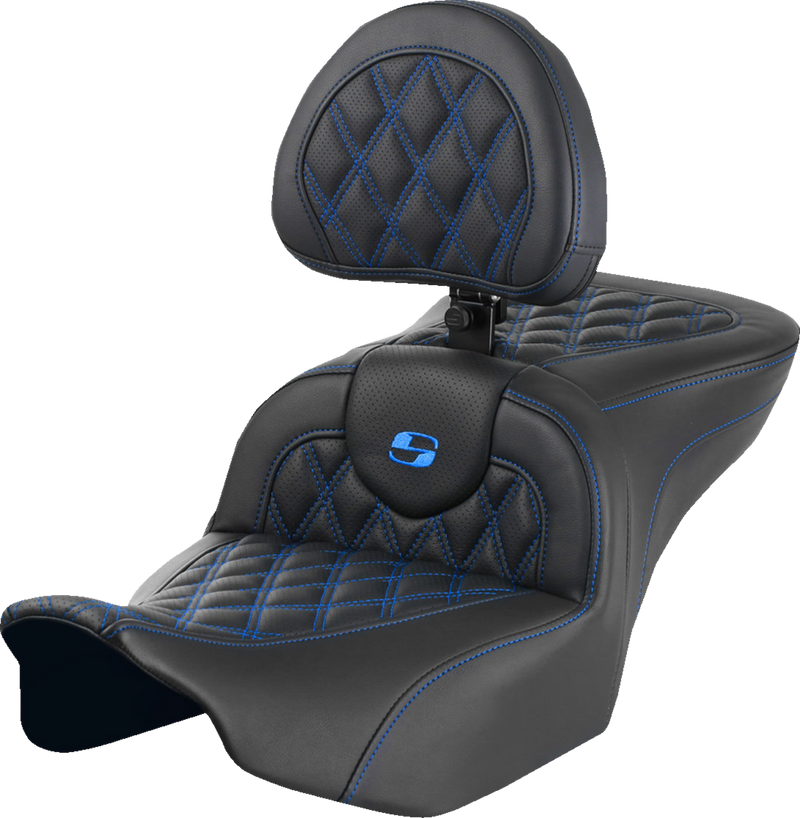 SEAT ROADSOFA LS W/BR BLUE STITCH